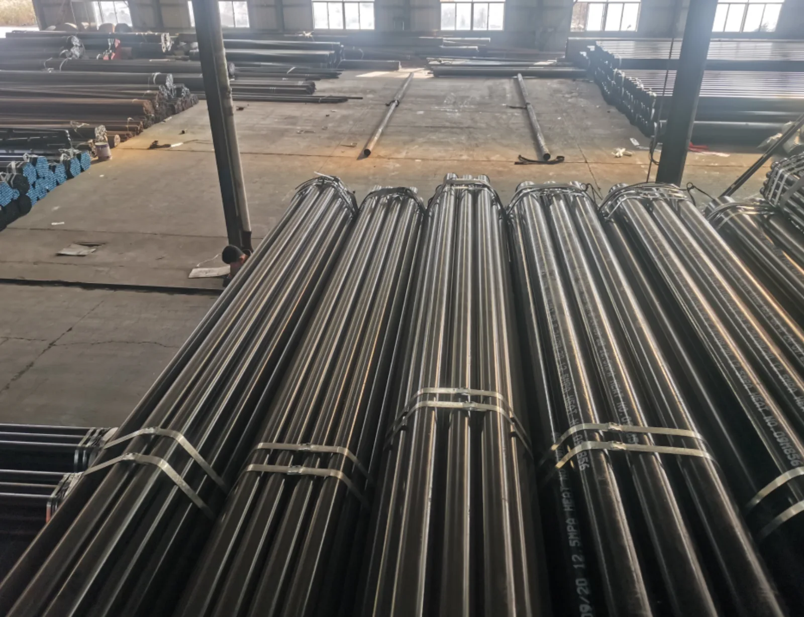 Industrial pipe arranged in a different production environment