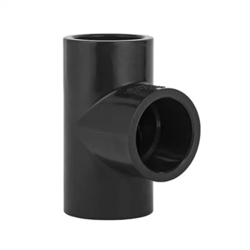 PVC-U tee for solvent-cement joining