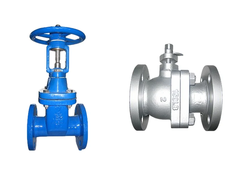 Cast iron gate and butterfly valves